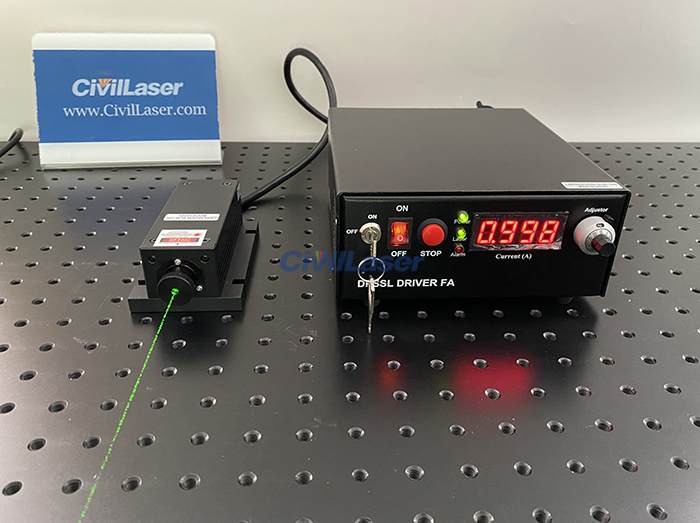 532nm narrow linewidth laser